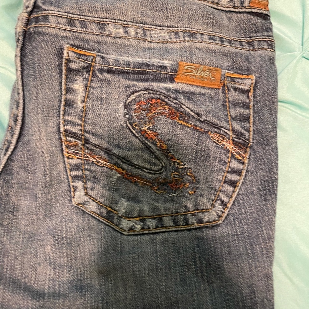 2pair silver jeans
